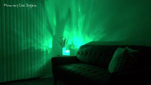 16 Colors RGB Rotating Water Ripple Lamp Night Light Bedroom Lamp Crystal Lamp Creative Light Projector w/Remote