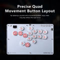 Haute42 Joystick Hitbox Keyboard Arcade Stick Controller For PS4/PS3/Switch/Steam Mini Arcade Hitbox Controller Fight Sticks PC. 