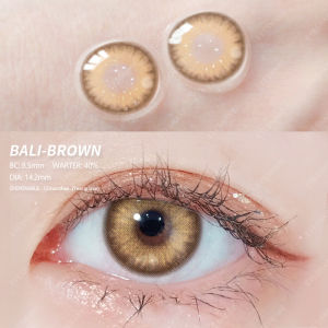 Ang bagong BALI series ng Eyesoul ay sikat at pinakamabentang Korean campus style contact lens malambot at breathable na lens na may Grade [-1~-6] diameter na 14.2mm maaaring gamitin sa loob ng isang taon at may kasamang mirror case