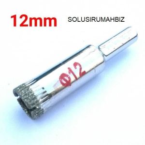 Mata Bor Hole Saw Diamond 12MM Kaca Batu Keramik Granit Holesaw 12 MM matabor