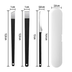 Alat manicure pedicure kuku dewasa set kit gunting kuku tools set pisau kikir tajam warna hitam cantengan potong kuku alat perawatan kaki tumit