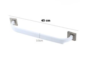 พร้อมส่ง!!ราวแขวนผ้า สำหรับแขวนผ้าขนหนู ผ้าเช็ดตัว แบบกาวติดผนัง ไม่ต้องเจาะ ใช้งานง่าย แข็งแรง