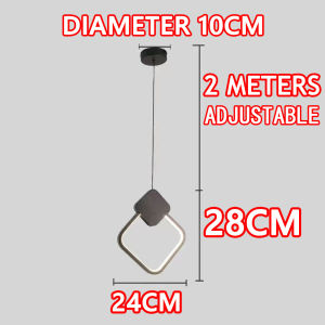 Electricals Modern Black Hanging Light Vintage Lamp For Living Room Bedroom Chandelier Kitchen Bathroom Fixture