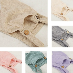 Đạo cụ chụp ảnh cho bé gái bé trai dễ thương treo jumpsuits trẻ sơ sinh hàng tháng ảnh tiệc tùng quần áo nhiếp ảnh trang phục