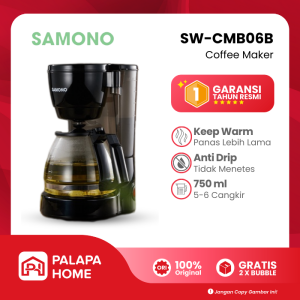 Drip Coffee Maker Samono Coffe Machine | Mesin Pembuat Kopi Otomatis Rumahan SW-CM06B