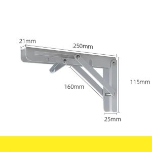 Bộ 2 giá đỡ kệ treo tường gấp gọn linh hoạt
