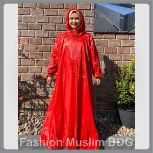 Jas Hujan Pria Wanita Dewasa Bahan Parasut Balon Premium Kuat Tebal