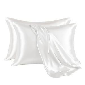 MIRELINA Mềm mại thoáng khí Vỏ gối satin Dễ chăm sóc Khả năng thấm hút mồ hôi Vỏ gối Tự nhiên Làm mát êm ái Vỏ gối và ga trải giường Để ngủ