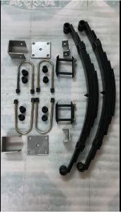 Bộ Nhíp tàu loại to dài 74cmrộng 5cm7látải trọng 1300kg dùng ráp xe 3 bánh4 bánh và bộ phụ kiện lắp nhíp đầy đủ