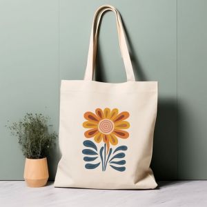 TúI Vải Tote Bag 20xHouse Đeo Vai Họa Tiết Hoa Chử