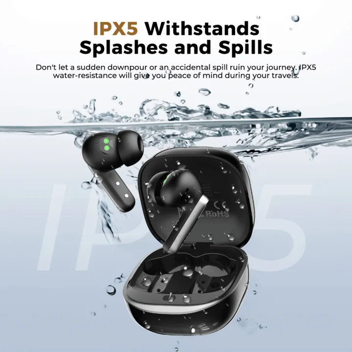 HTC NE46 AI dịch Earbud giám sát sức khỏe Bluetooth 6.0 âm thanh stereo hifi tai nghe trong tai với mic không thấm nước | BigBuy360 - bigbuy360.vn