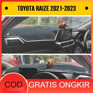 Car interior Dashboard accessories TOYOTA RAIZE 2021-2023 Bahan Bludru Halus Lembut Tidak Bikin Silau Best Car Accessories For Dashboard in Indonesia Alas taplak tutup pelindung dasbor mobil mewah