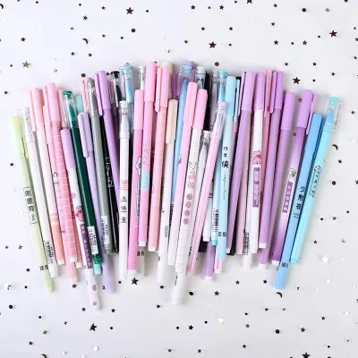 ED - 1 LUSIN 12 BIJI - PULPEN GEL MOTIF / PEN GEL LUCU / PULPEN TULIS GEL / PULPEN AESTHETIC