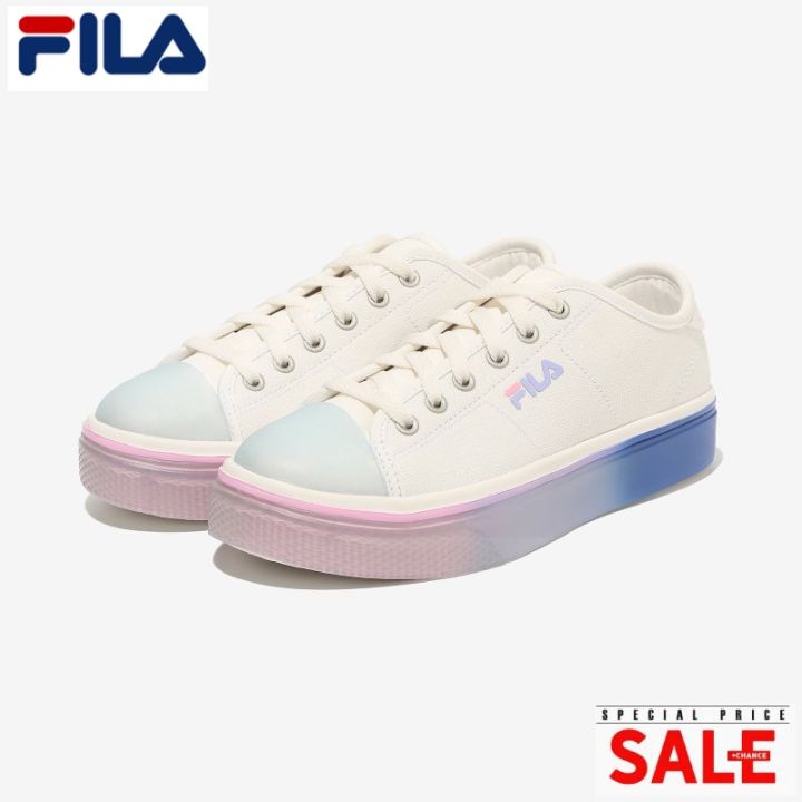 FILA KOREA Fila Women s Grand EST White Purple Sneakers SIze