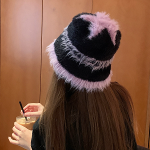 ciuciu Striped Knitted Woolen Fisherman Hat