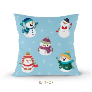 หมอนอิง หมอน หมอนโรงแรม พิมพ์ลายน่ารักได้หมอนทั้งใบ สวย หมอนหนุน หมอนพิง ขายดีฉลองขยายร้านเพิ่ม เซ็ต winter season สุดน่ารัก ตกเเต่งบ้านสวย