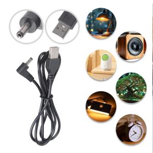 Space Saving USB Power Supply Cable 90° Angled Tip For LED Tape Home Appliances Stable Transmission