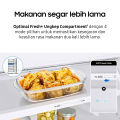 Samsung Kulkas 2 Pintu dengan Bespoke Design, Ungkep Compartment dan AI Smart Things, 348L - RT35CB56408ASE. 