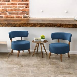 Luxurious 1+2 Tea Set/ Lounge Chair/ Tea Table with 2 Pcs Relax Chair