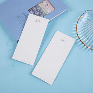 [fenggongshuode] 50 cái nơ trắng tông tóc Clip Tóc Dây mứt hiển thị treo thẻ trang sức bao bì mũ nón các tông Phụ kiện tự làm