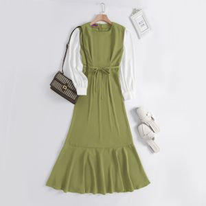 LALEESA Gaun Hazel Retro Parisienne Muslimah Dress