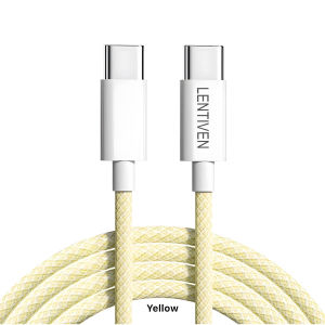 PUNING LENTIVEN Kabel data Fast Charging Type C To Type C Cable FOR iPhone ios usb Android Cable Data