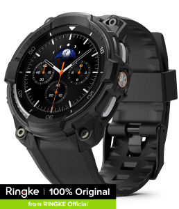 Ringke Rugged Gear for Samsung Galaxy Watch 8 Classic 46mm – Hybrid TPU+PC Protective Case & Ergonomic Watch Strap Combo Shock-Absorbing Design Lightweight & Secure Fit