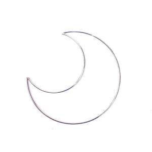 Moon Dream Catcher Metal Moons Ring Hoop DIY Handmade Dreamcatcher for Handmade Wedding Wreath Hanging Handicraft