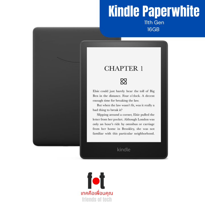 Amazon Kindle Paperwhite (11th Gen) 8GB - 6.8" Display, Adjustable Warm Light, Wi-Fi, Black (Open Box)