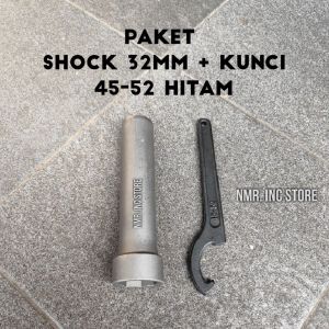 PAKET Kunci Sok 32mm 8pt Deep Shock + Hook 45-52 Untuk Kunci Komstir Honda.