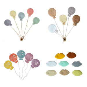 Baby Wool Felt Balloon/Cloud Decorations Infant Photo Newborn Photography Props