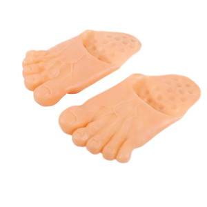 Creativity Funny Big Foots Slippers Simulation Barefoot Slippers Hulk Slippers For Cosplay Party