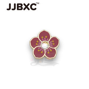 Phụ kiện giày JJBXC CHARM với thiết kế khóa và ngọc trai cho trang trí phong cách thỏ và hoa làm đẹp cho đôi giày thời trang của bạn