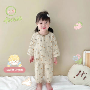 【local Stock】Cloud Cardigan Pajamas For Kids Lightweight And Upgraded With Added Antibacterial Fabric To Prevent Skin Itching Redness And Swelling