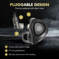 POPCORN BASS X9 PRO Earphone Surging Bass Dual Magnetic Drivers Headphone Type C Earbuds Bluetooth Pluggable Design DJ Headsets. 