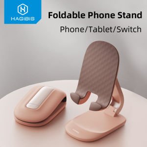Hagibis có thể gập lại giá đỡ điện thoại di động điện thoại để bàn đứng điều chỉnh được kích cỡ nhỏ dễ thương chủ cho Iphone 15/14/13Pro Max Máy tính bảng Samsung
