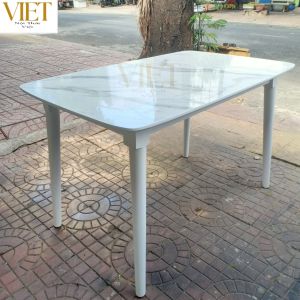 Bộ Bàn Mặt Giả Đá 1m2 + 4 Ghế Miễn phí ship HCM Dĩ an Biên hòa