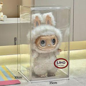 zimomoกล่องใส่โมเดล กล่องใส กล่องเก็บของ ประตูแม่เหล็ก กล่อง อะคริลิกคุณภาพสูง กล่องเก็บของแบบถอดได้