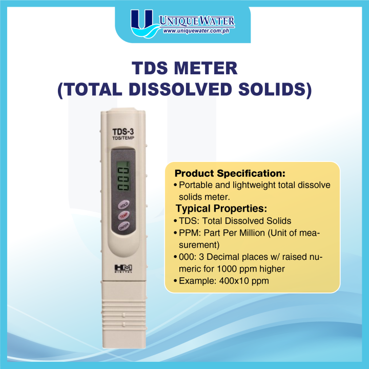 Total Dissolved Solids (TDS) Meter (without casing) | Lazada PH