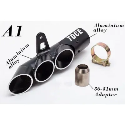 【COD】Universal Motorcycle Exhaust Muffler Pipe Canister Pipe TOCE Modified Exhaust Muffler Pipe .