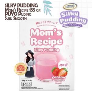 SILKY PUDDING Strawberry Korean Forisa Moms Recipe 155g PUYO Stroberi