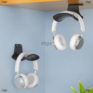 [COD] dfgje Wall Mounted Headphone Hanger Universal Headset Holder Under Desk Backpack Hook Earphone Display Stand with Nail-free Glue/Screw