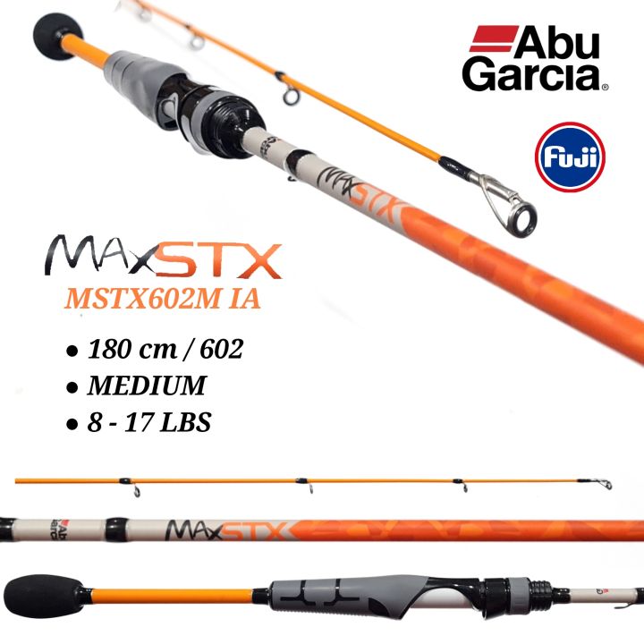 abu garcia fishing rods walmart 6'6" Max X Spinning Reel and Rod Combo, Size 3000 Reel, 5 Stainless Steel Ball Bearings, Smooth Oil Felt Front Drag System, Lightweight Composite Rod Blank Abu Garcia Red Max Review
