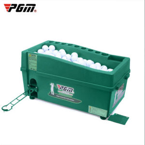PGM Semi-automatic Golf Ball Machine Automatic Dispenser With Golf Clubs Holder Training Service Machine ABS Material JQ012