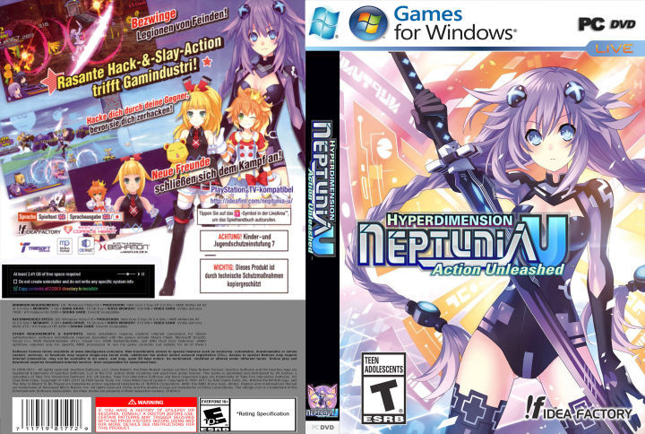 Hyperdimension Neptunia U: Action Unleashed PC GAME Offline [DVD ...