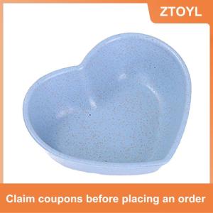 【ZTOYL】 Bộ đồ ăn Bát hình trái tim Trọng lượng nhẹ gia vị Bát thực phẩm nước Sốt món ăn món khai vị tấm cho dụng cụ nhà bếp phụ kiện nhà bếp