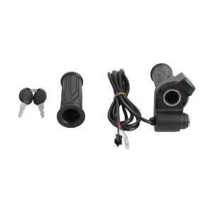Throttle Accelerator Handle Grip Replacement Waterproofs LED Display Handle Twist Grip for Electric Bike Scooter