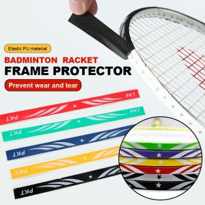 Racket Frame Protector Strips for Badminton Prevent Wear and Tear Colorful PU Protective Tape