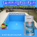 BLUE / E-031 /  5L /  SWIMMING POOL PAINT /  2 PART EPOXY ACRYLIC WATERPROOF COATING PAINT /   HEAVY DUTY / KOLAM RENANG. 