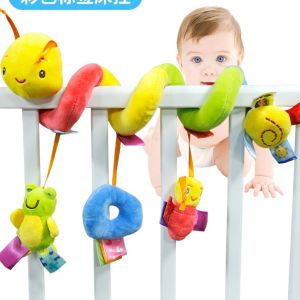 Color Label Bed Wrap Bed Hanging Soothe Doll Baby Soother animal Toy